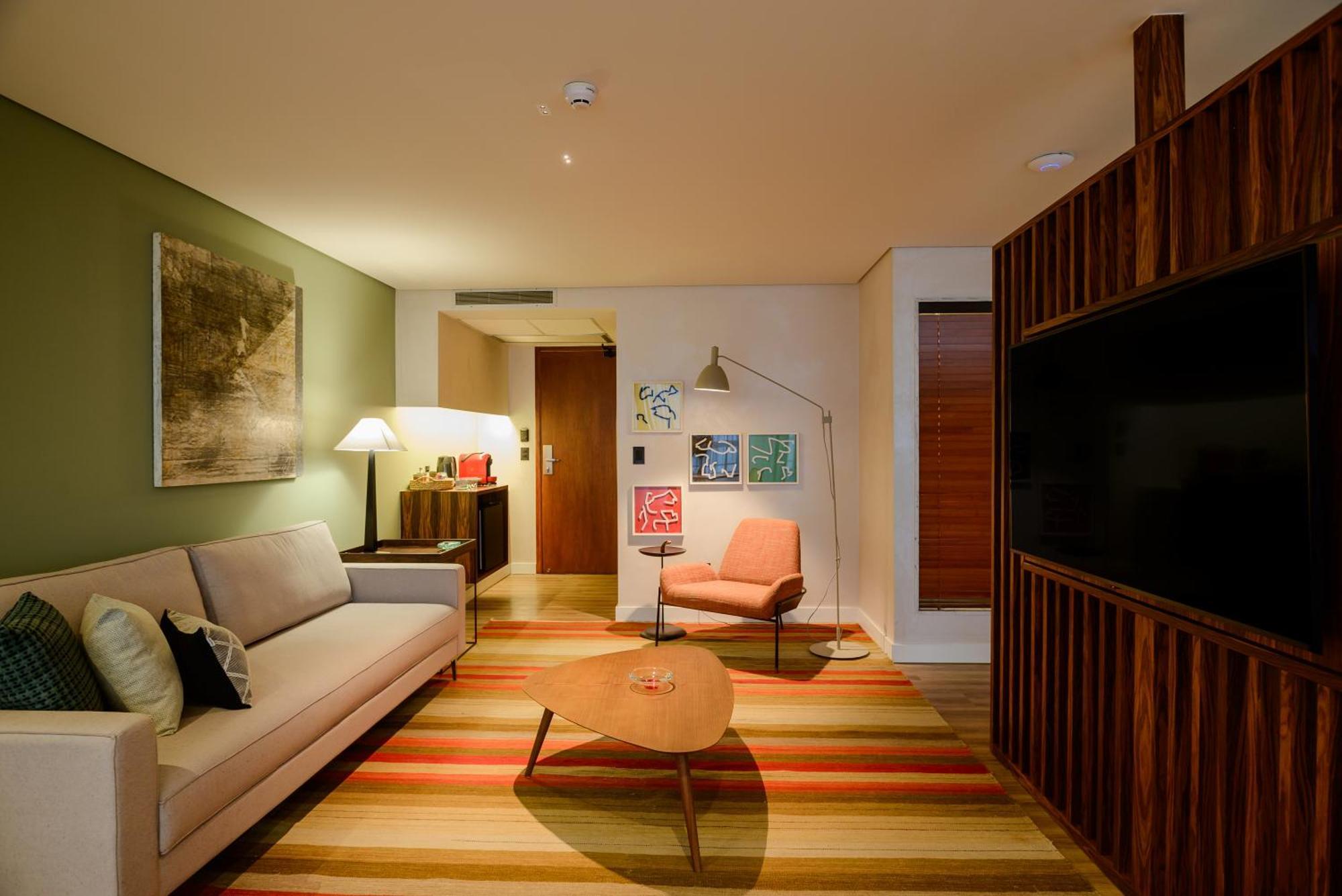 Hotel Luzeiros Fortaleza 외부 사진 A living room in a hotel